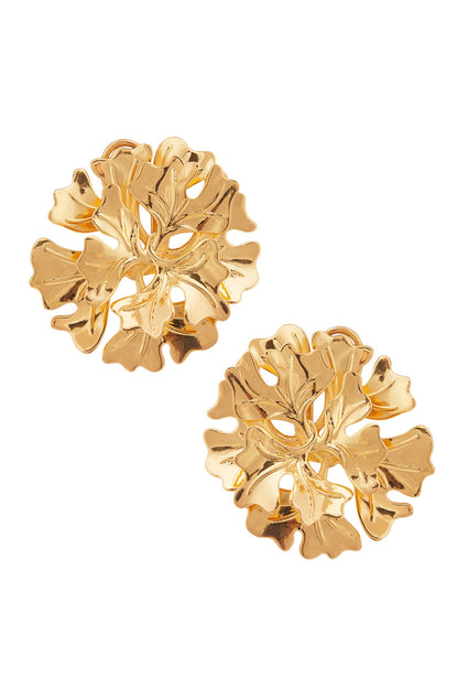 Handcrafted Floral Statement Studs 