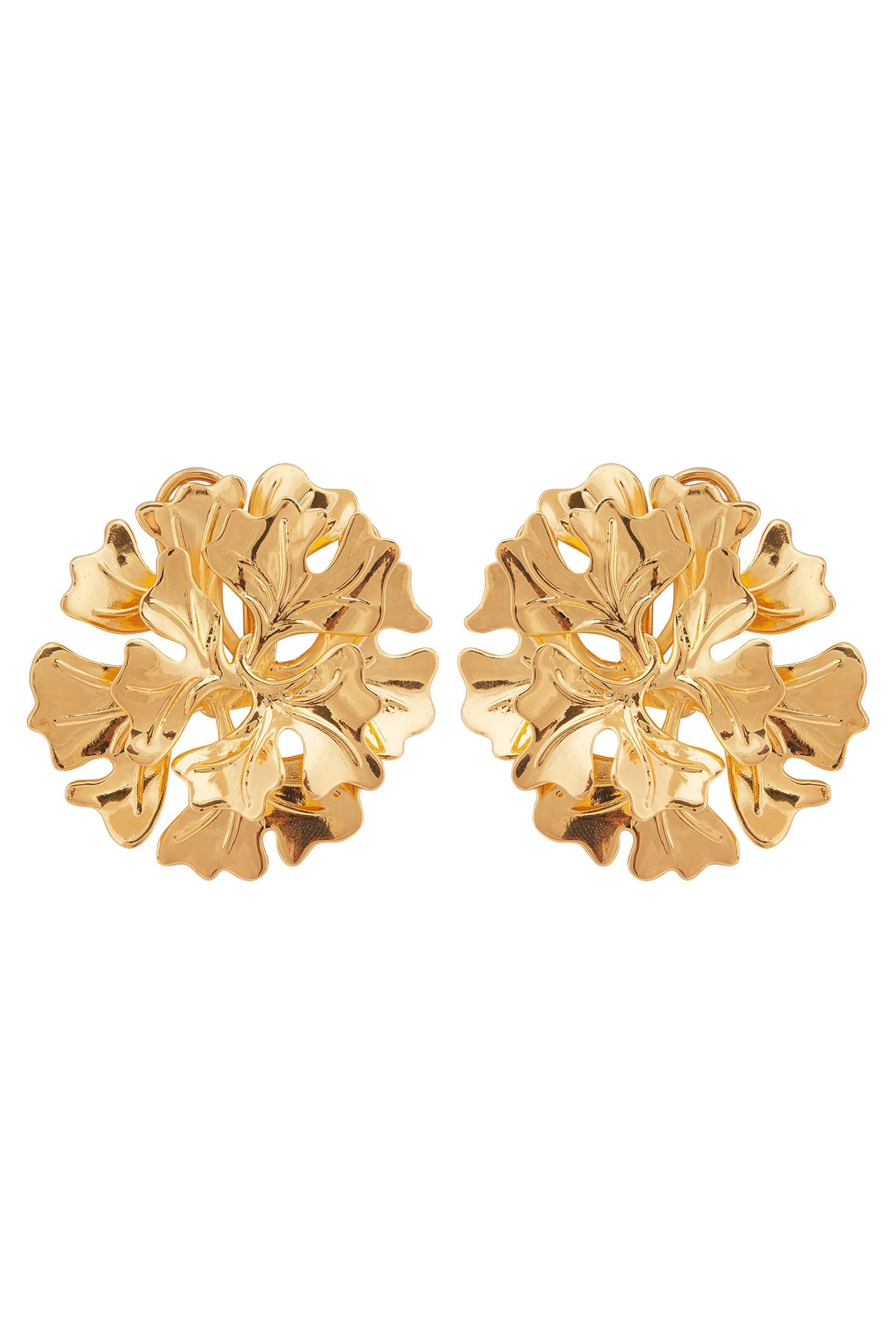 Handcrafted Floral Statement Studs 