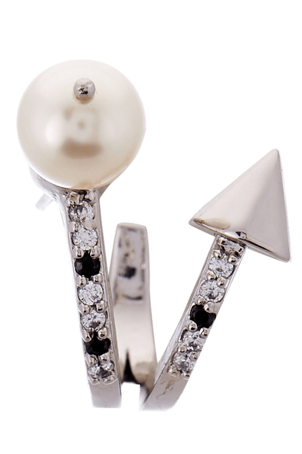 Crystal Spiked Hoops 