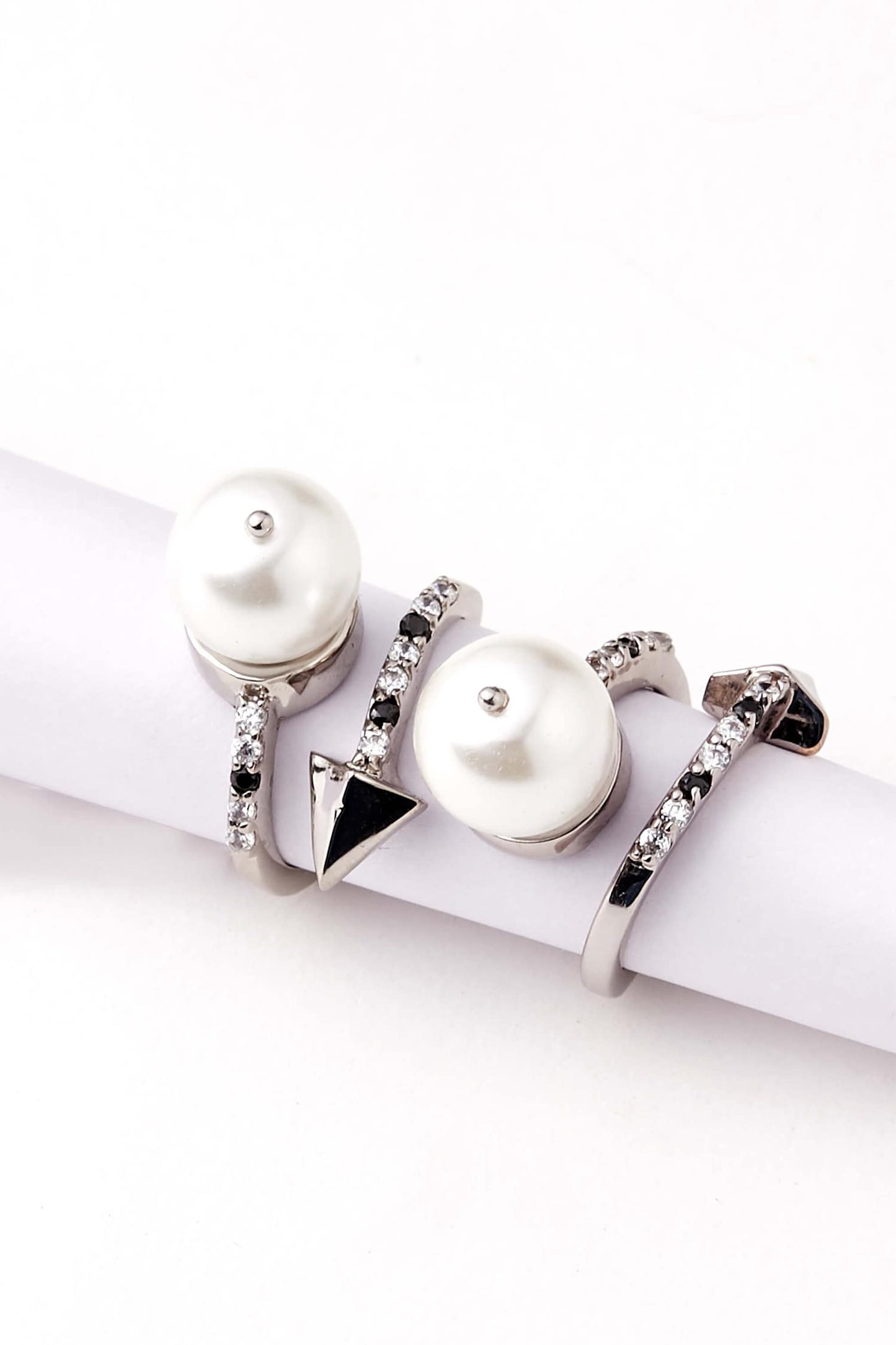 Bead Spiked Wrap Ring - Single Pc 