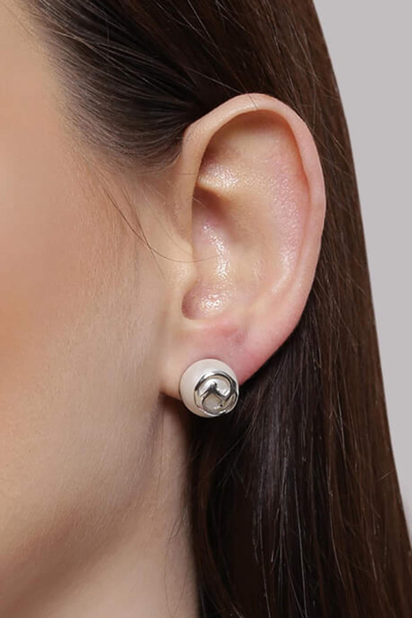 Bead Monogram Studs 