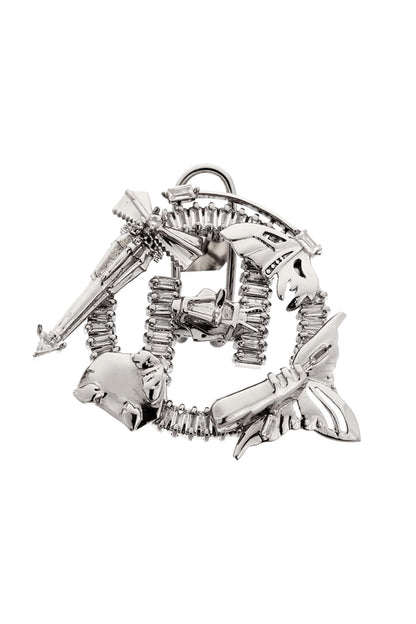 Cutwork Crystal Studs 