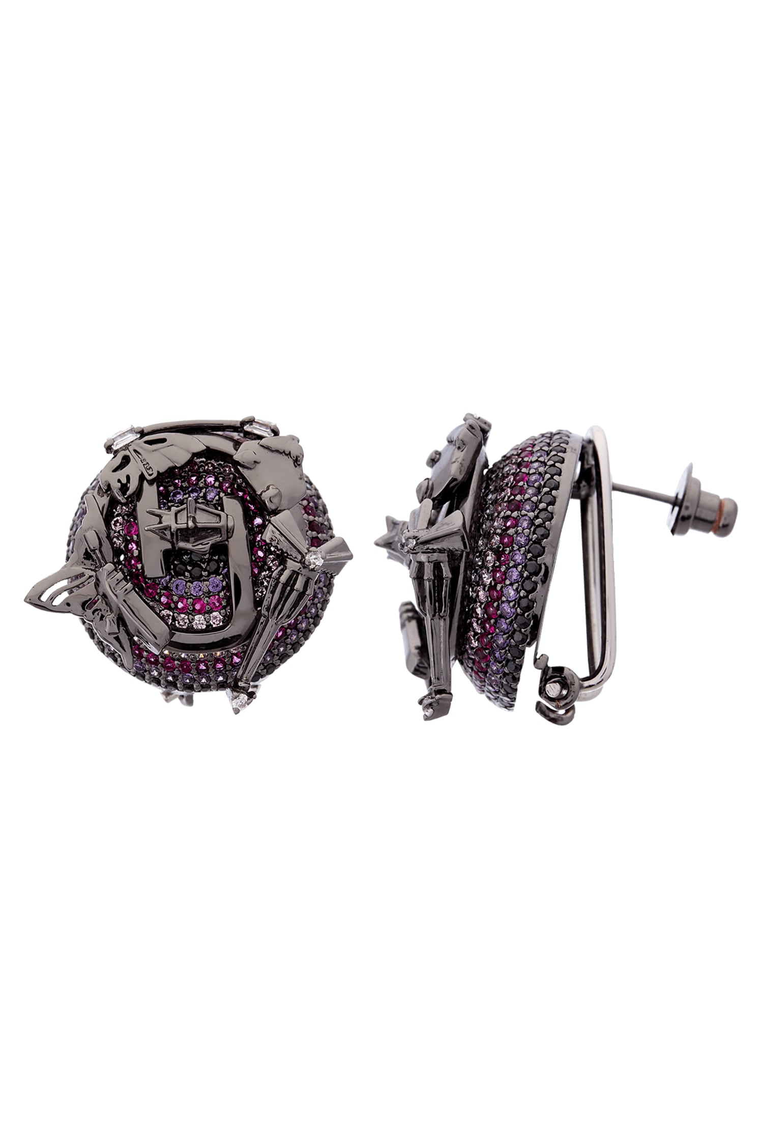 Cutwork Crystal Dome Studs 