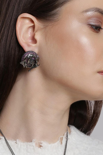 Cutwork Crystal Dome Studs 