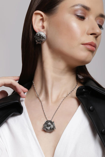 Cutwork Crystal Dome Studs 