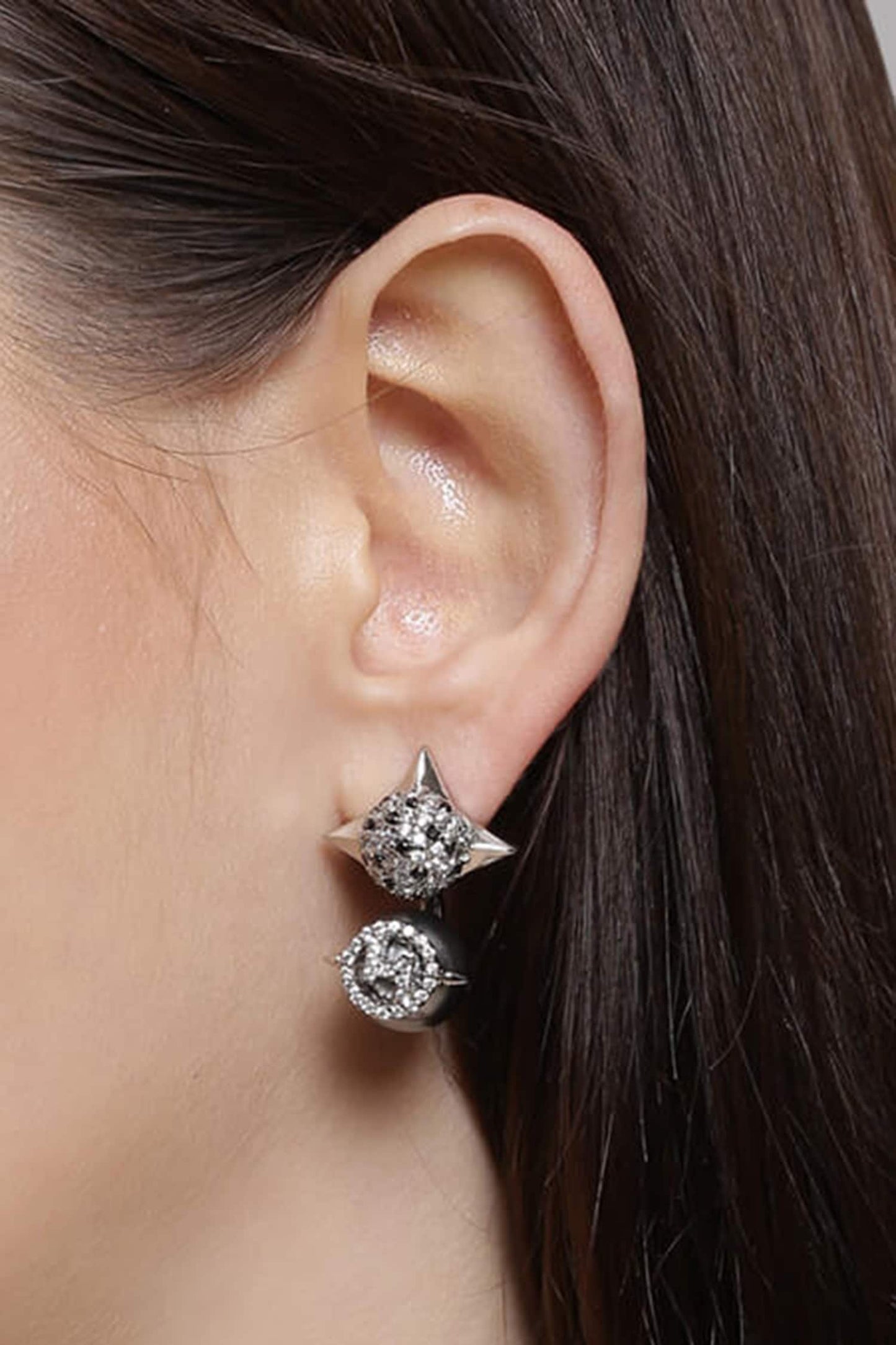 Spiked Bead Studs 