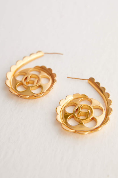 Poppi Scallop Hoops 