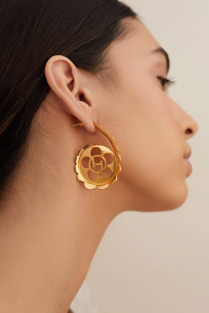 Poppi Scallop Hoops 