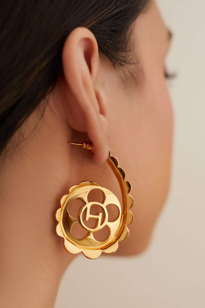 Poppi Scallop Hoops 