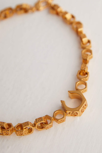 Poppi Bolt Link Necklace 