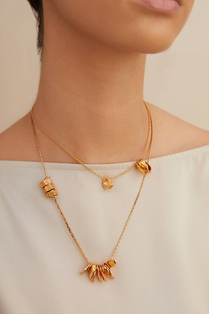 Poppi Bolt Layered Necklace 