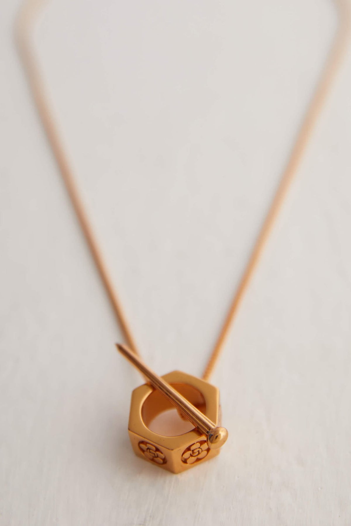 Poppi Bolt-T Pendant Necklace 
