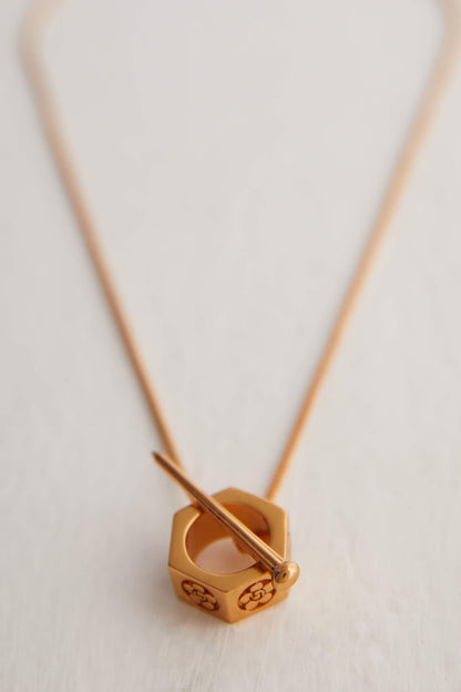 Poppi Bolt-T Pendant Necklace 