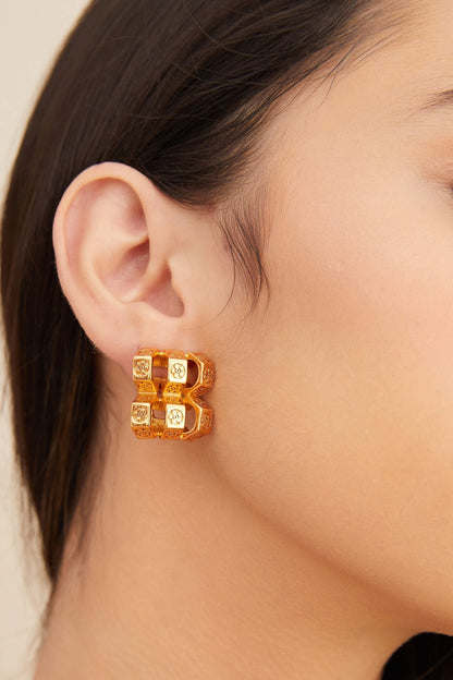 Poppi Bolt Stud Earrings 