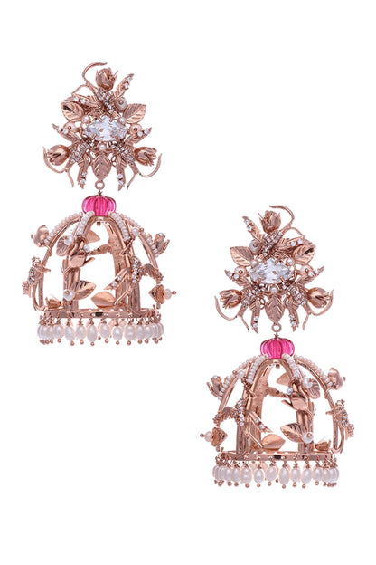 Crystal Dangler Earrings 