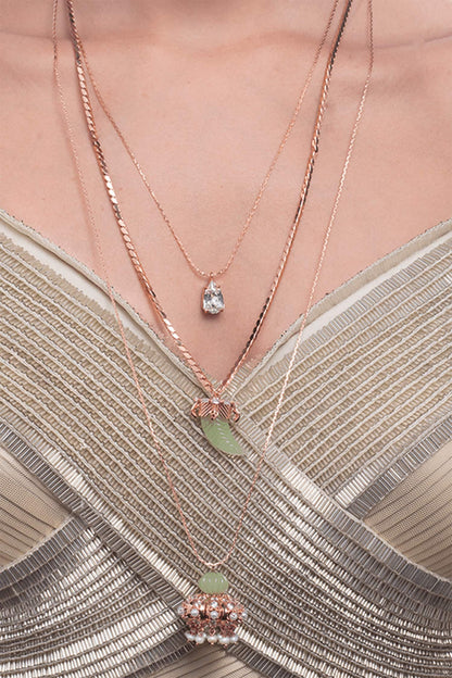 Panthera Pendant Long Necklace 