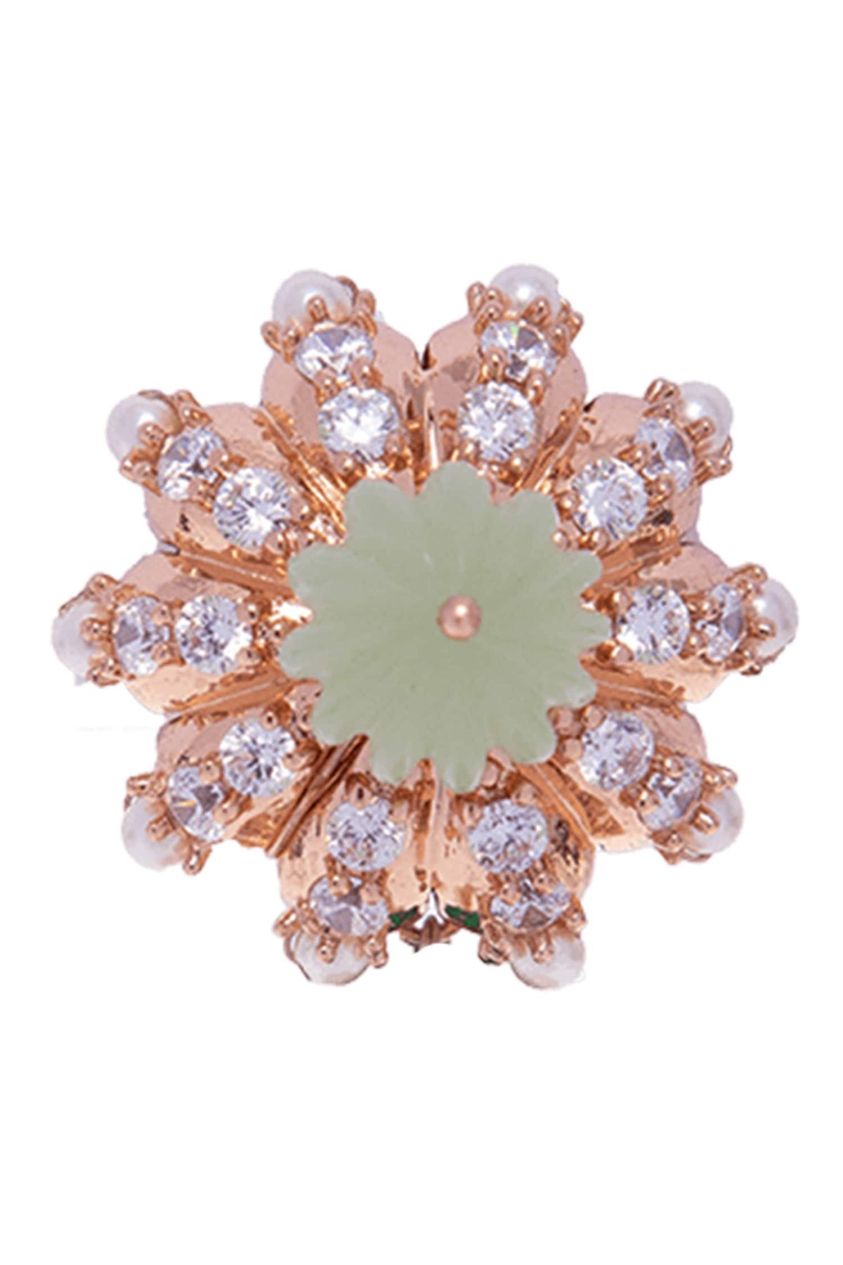 Carved Floral Mini Studs 