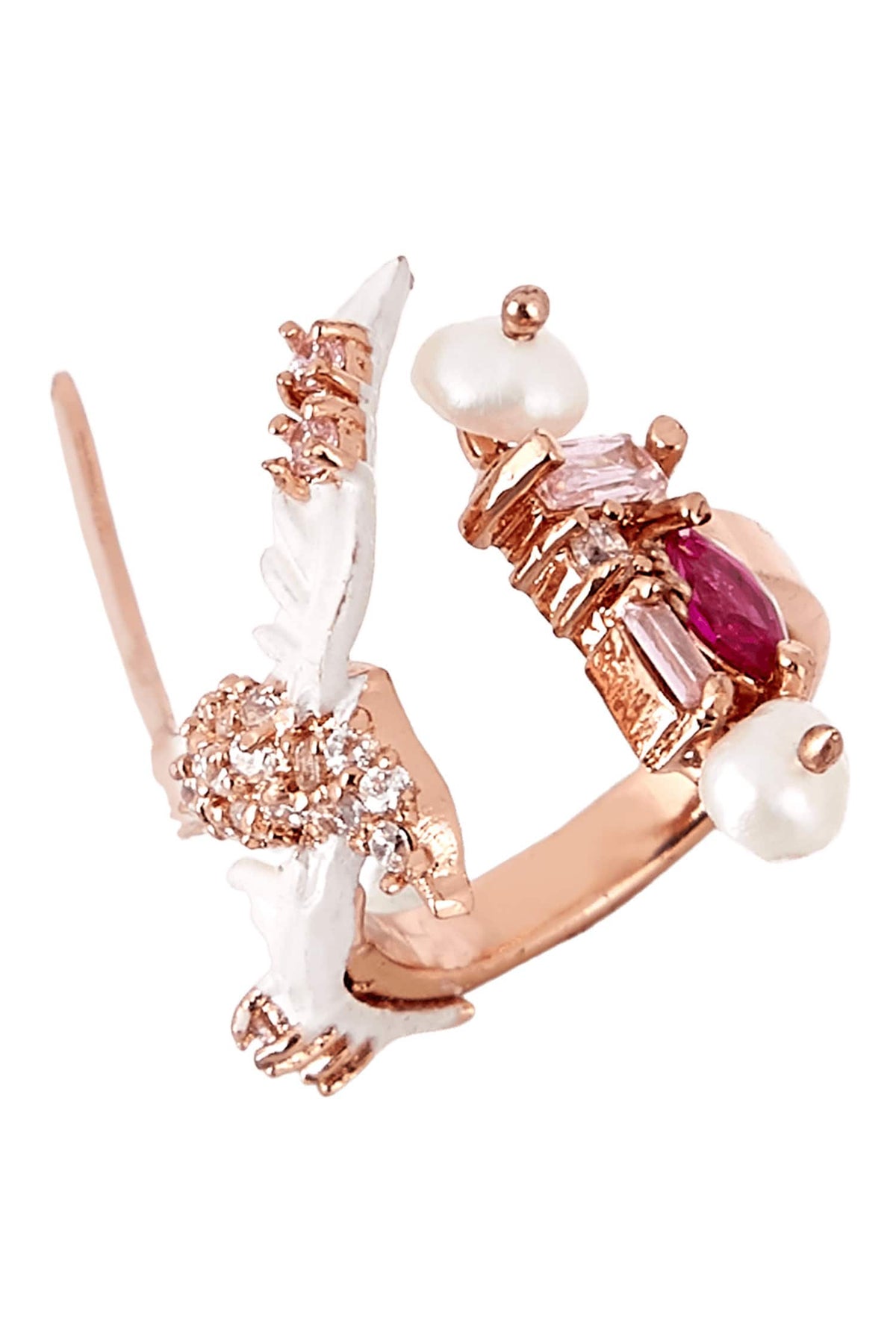  Rose Bird Ring Single Pc 