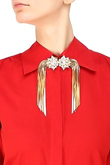 Rose gold plated the bridezilla collar pin