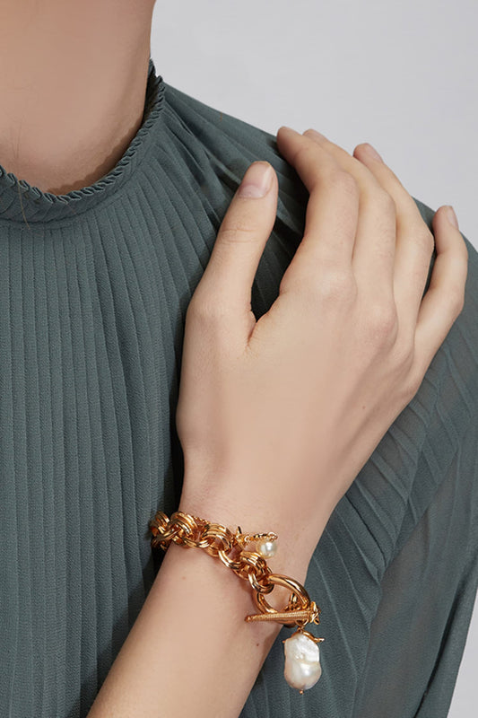 Interlink Celeste Bead Bracelet 