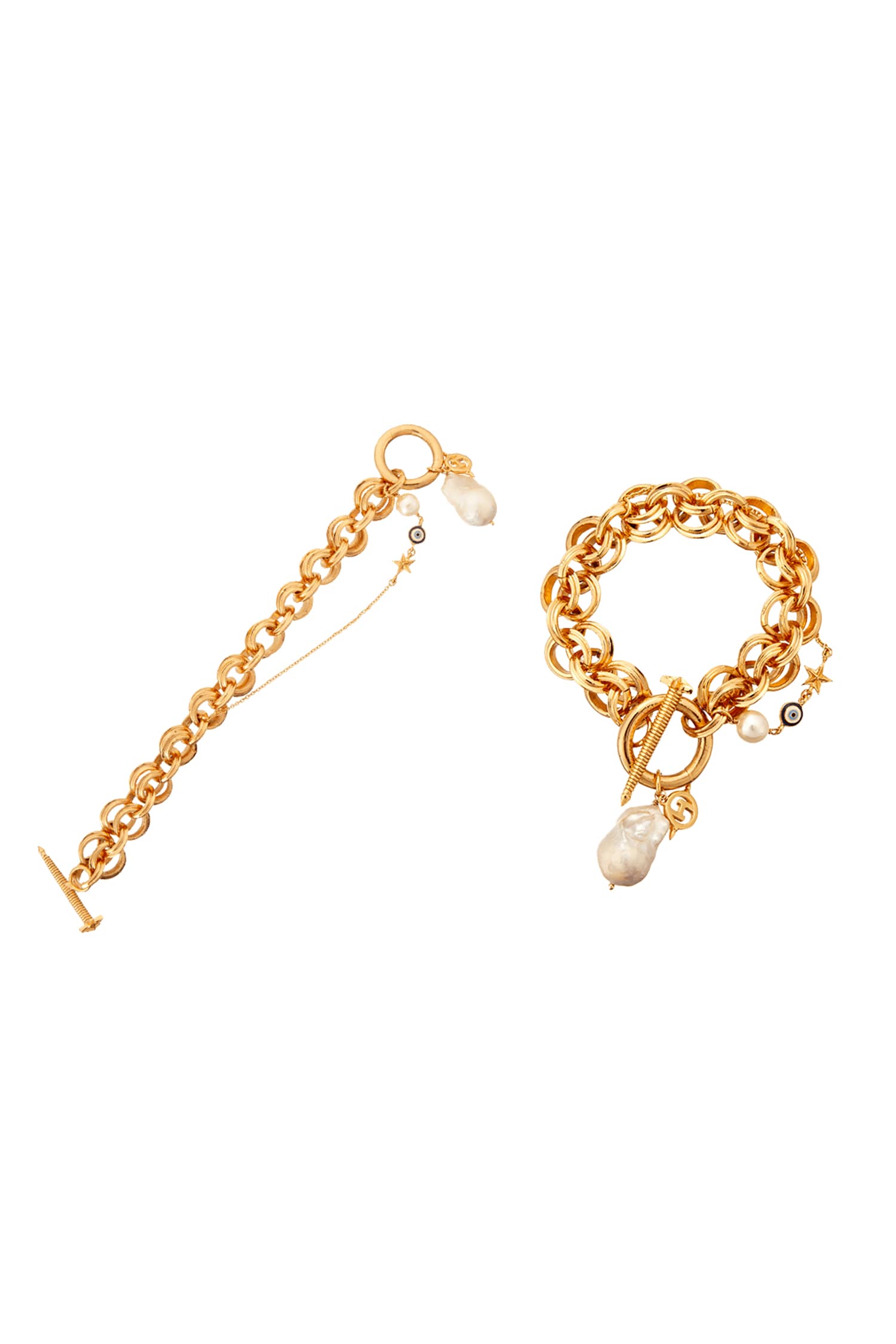Interlink Celeste Bead Bracelet 