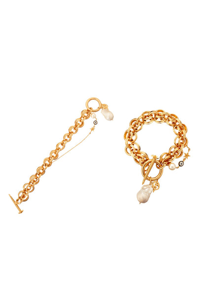 Interlink Celeste Bead Bracelet 