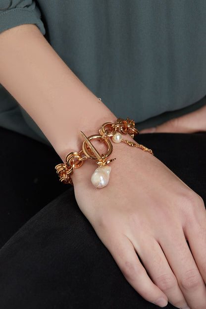 Interlink Celeste Bead Bracelet 