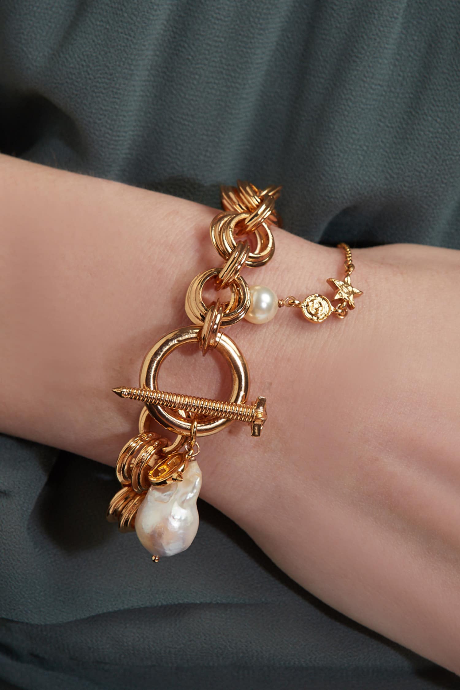 Interlink Celeste Bead Bracelet 