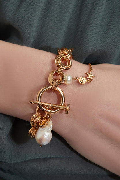 Interlink Celeste Bead Bracelet 