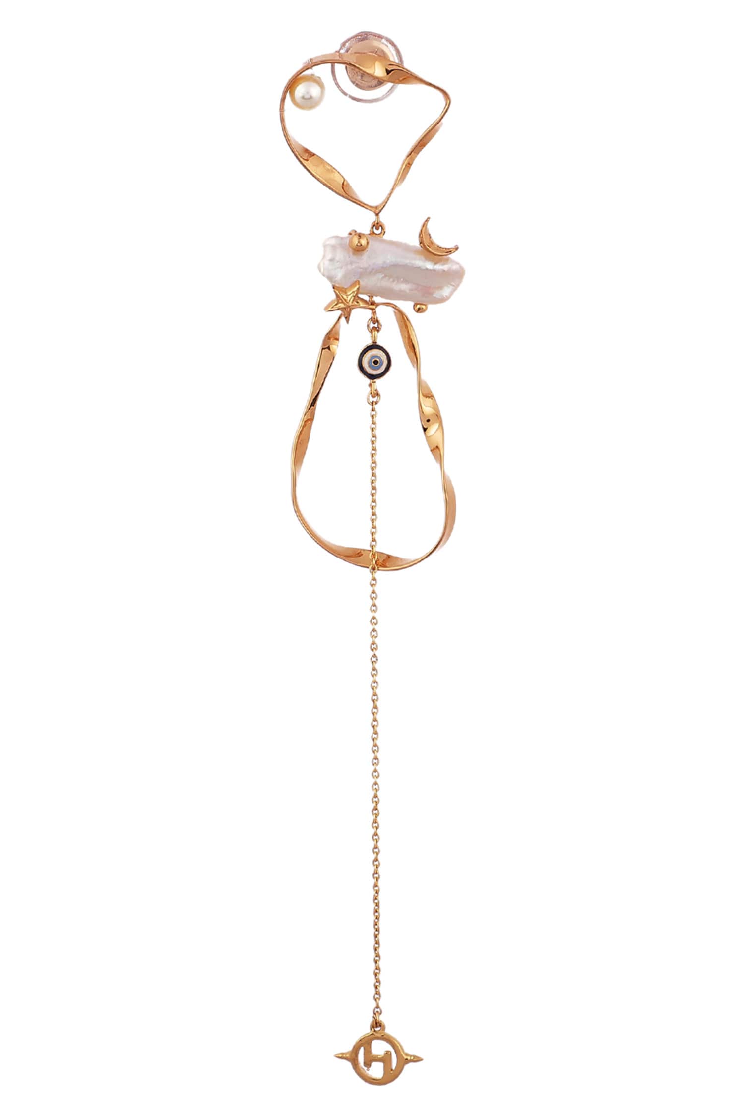 Lupis Bead Long Earrings 