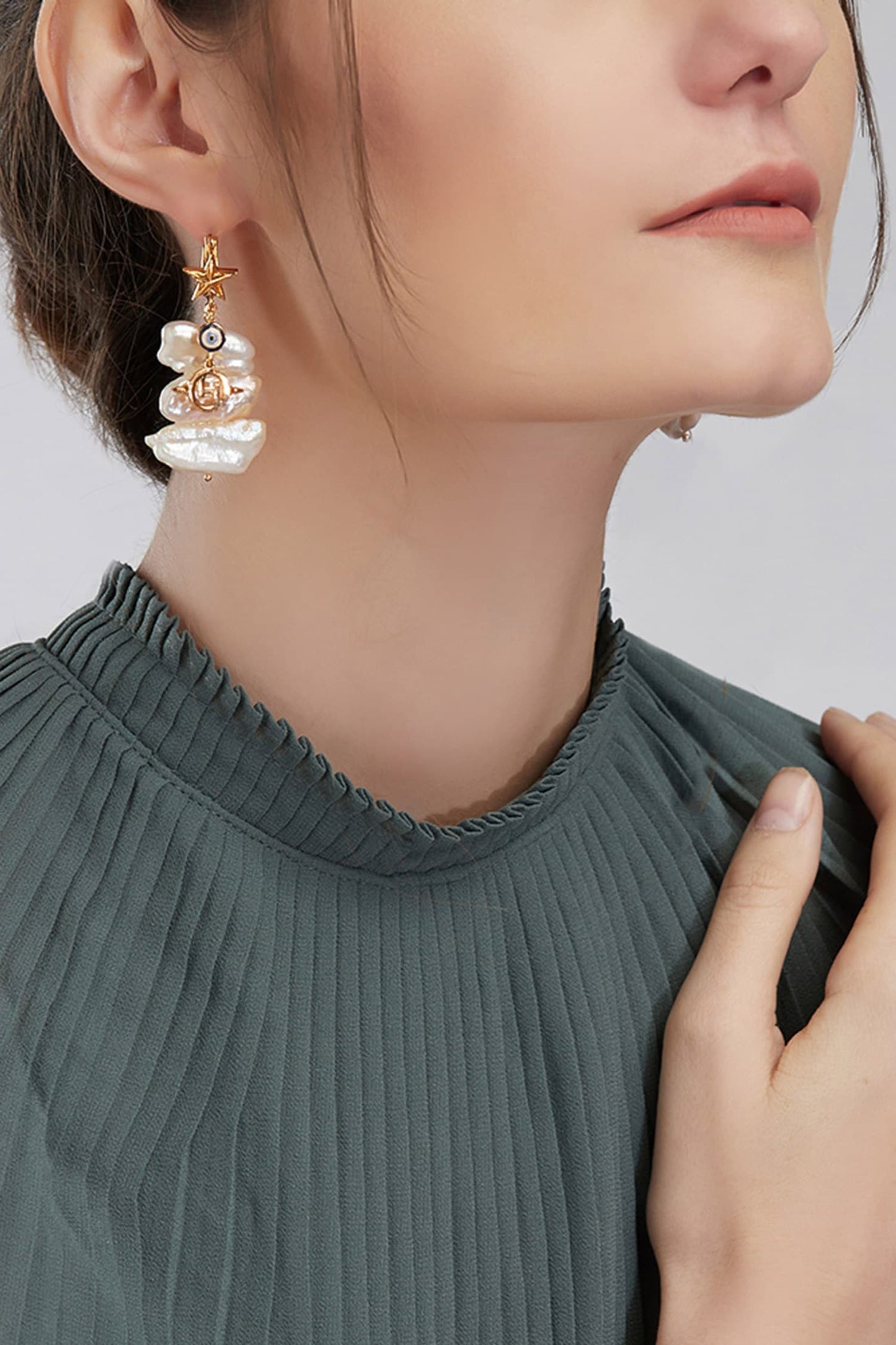Celeste Bead Drop Earrings 