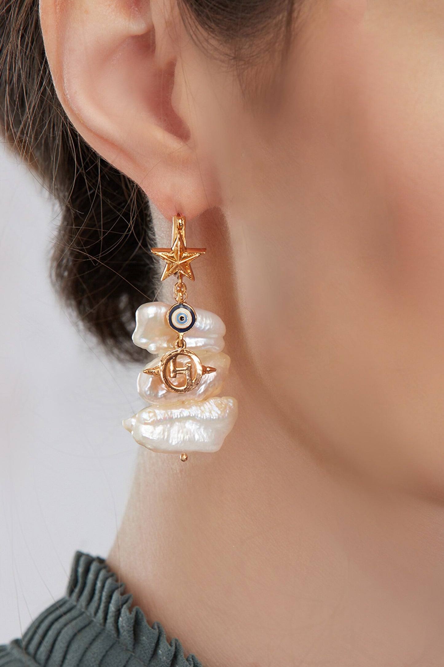 Celeste Bead Drop Earrings 