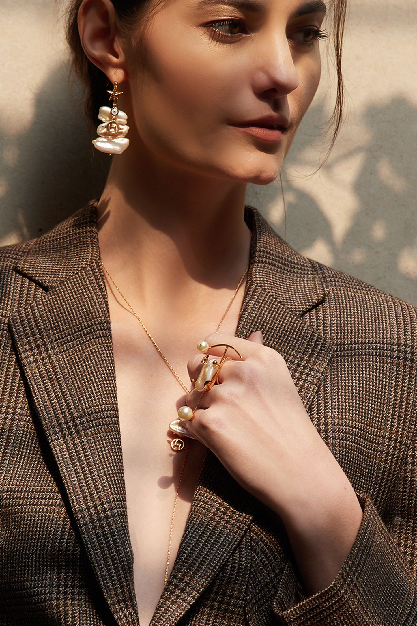 Celeste Bead Drop Earrings 