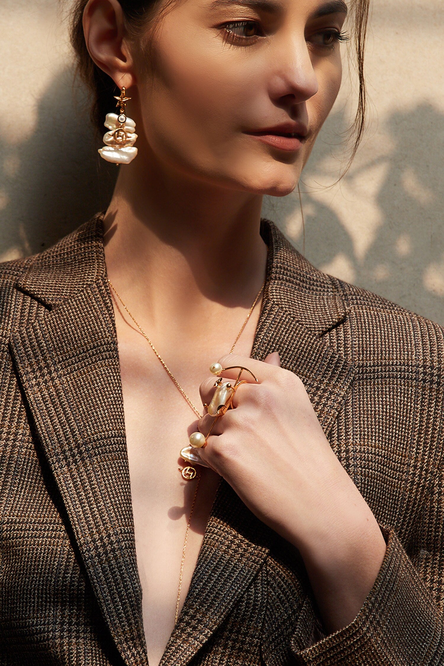 Celeste Bead Drop Earrings 