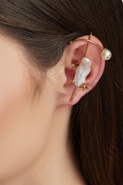  Lupis Crawler Bead Ear Cuff  