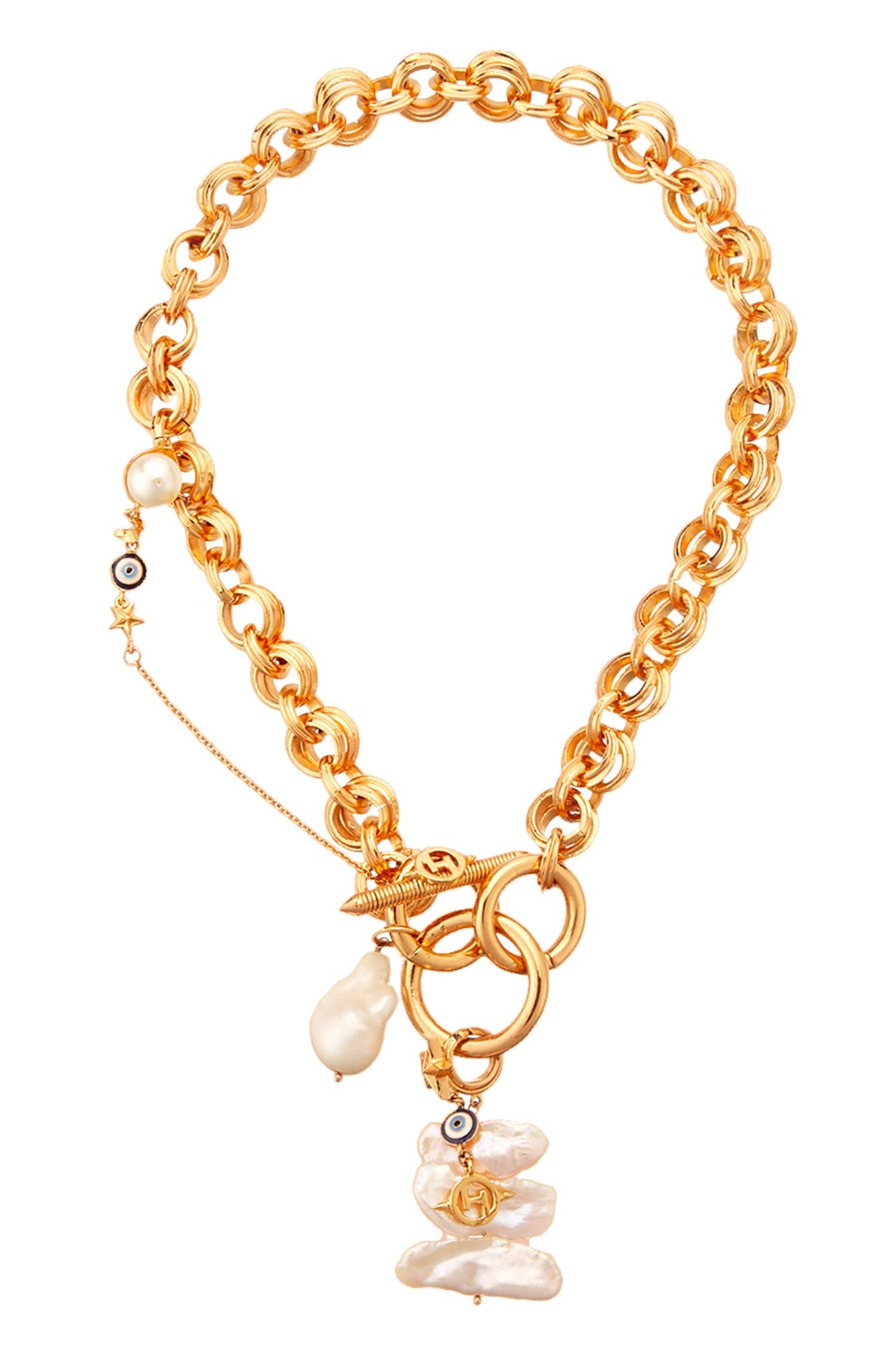 Celeste Bead Pendant Necklace 