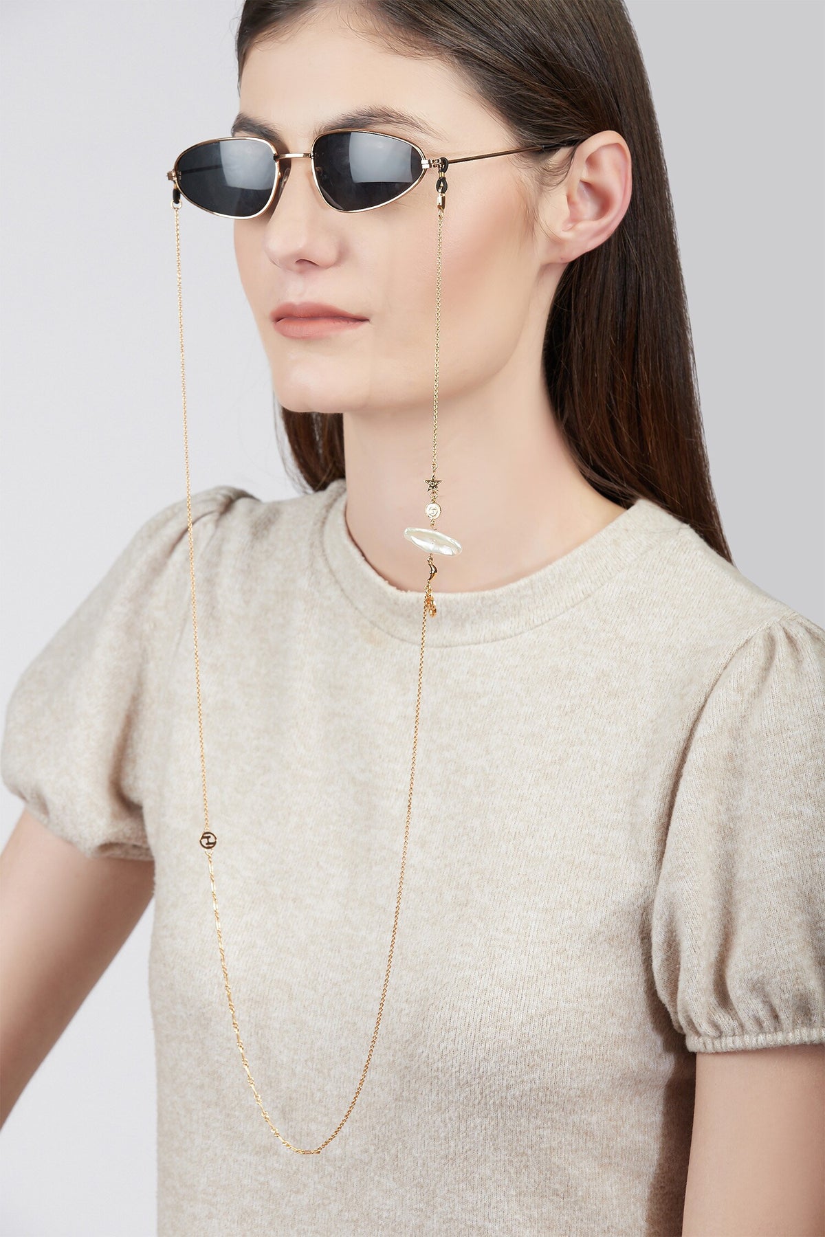 Celeste Bead Long Necklace 