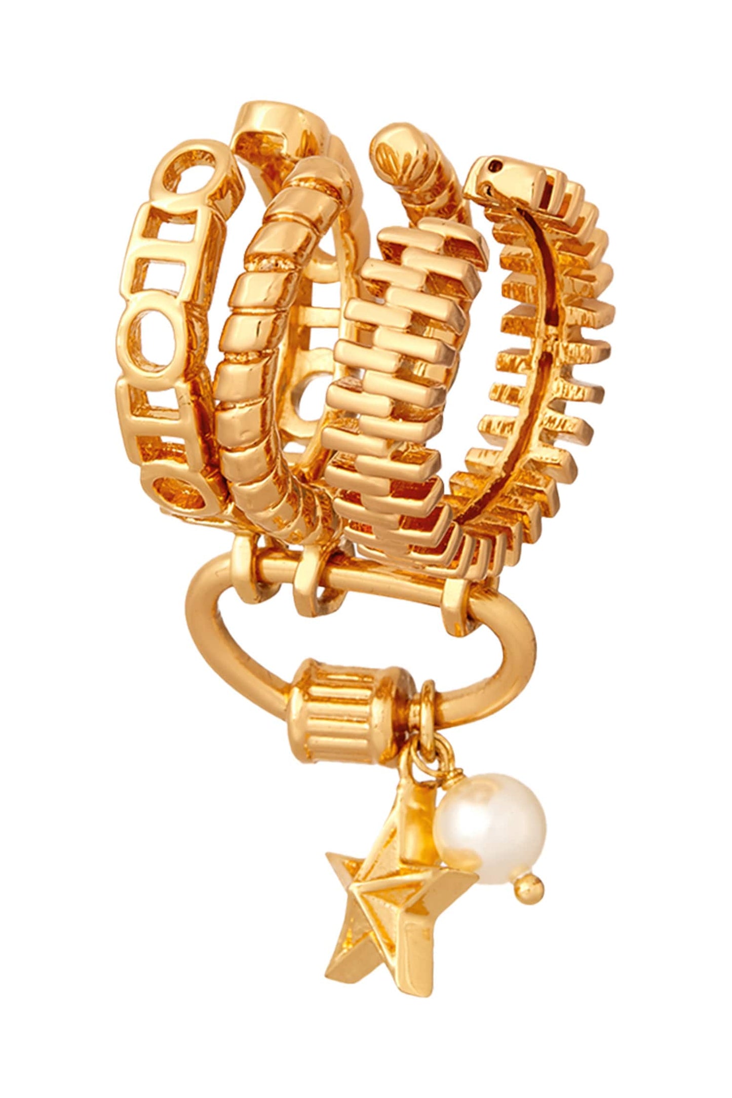 Myriad Charm Bead Ring 