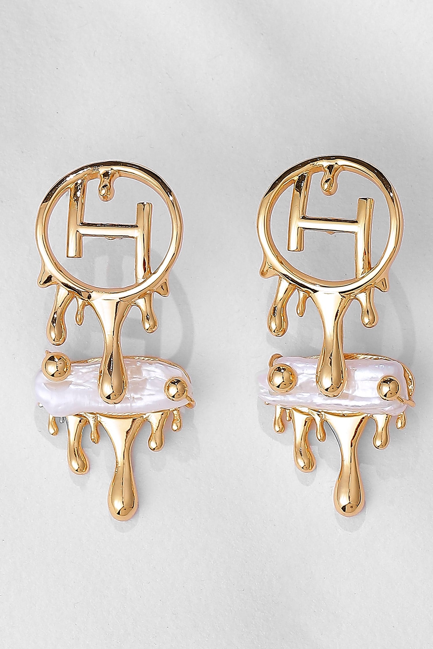 Drip OH River Rose Earrings 