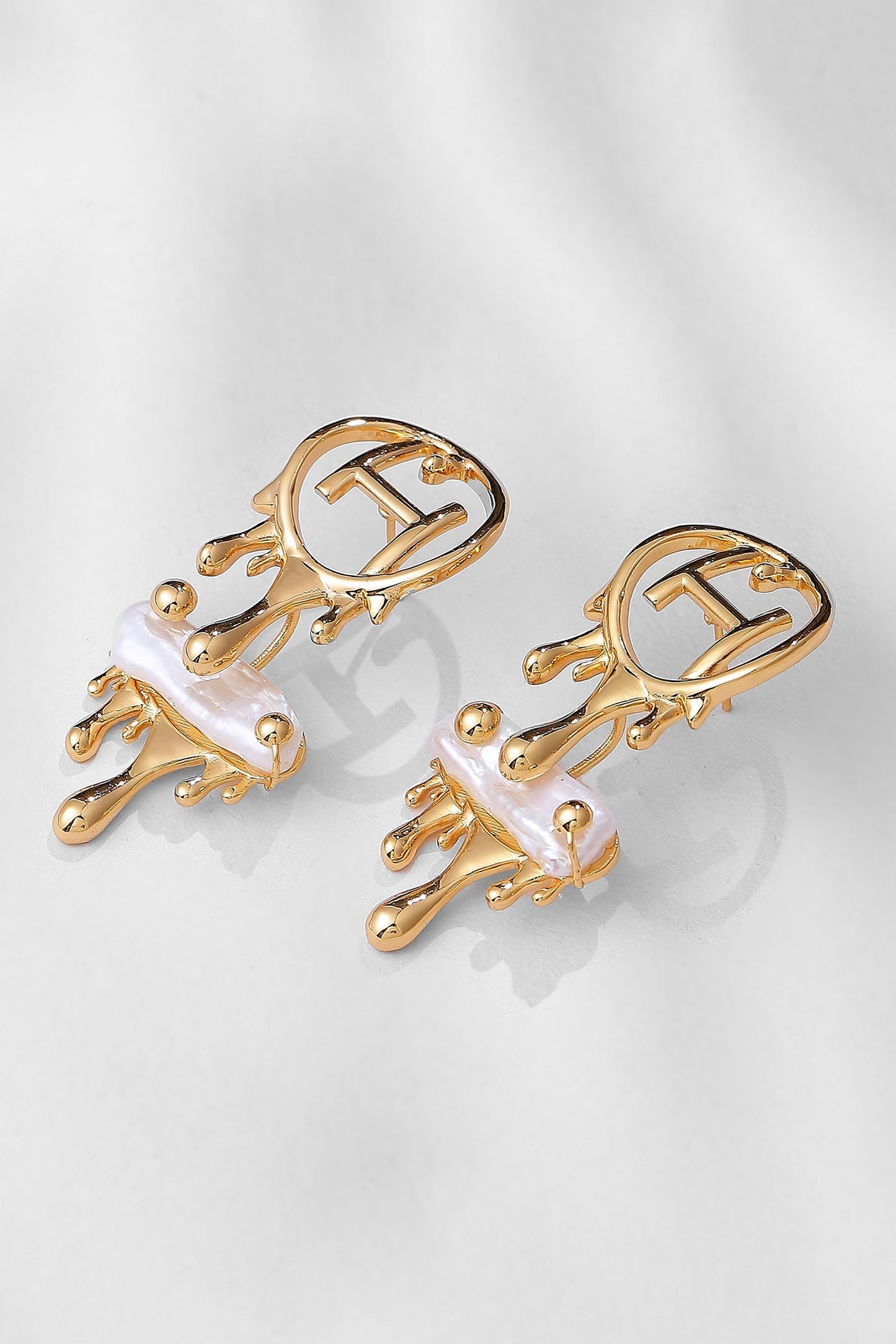 Drip OH River Rose Earrings 