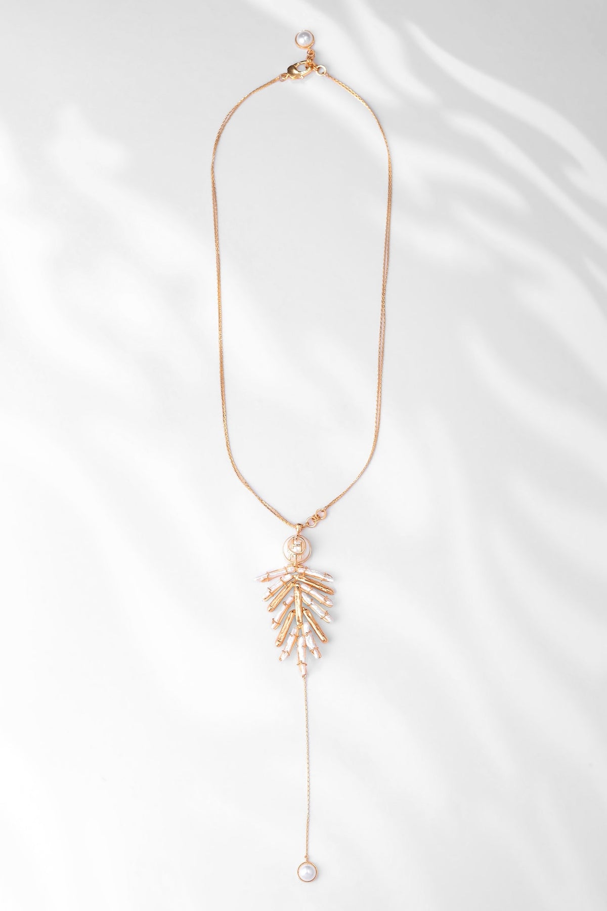Drip OH River Rose Drop Necklace 