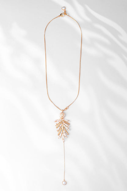Drip OH River Rose Drop Necklace 