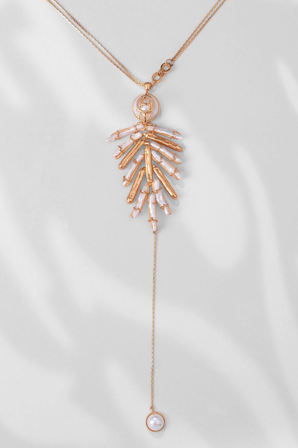 Drip OH River Rose Drop Necklace 