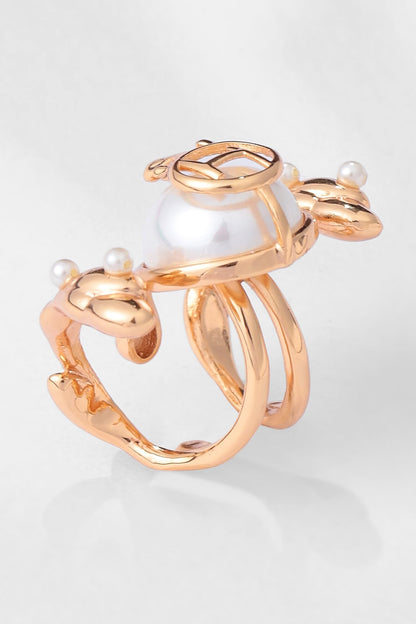 Drip OH River Rose Wrap Ring 