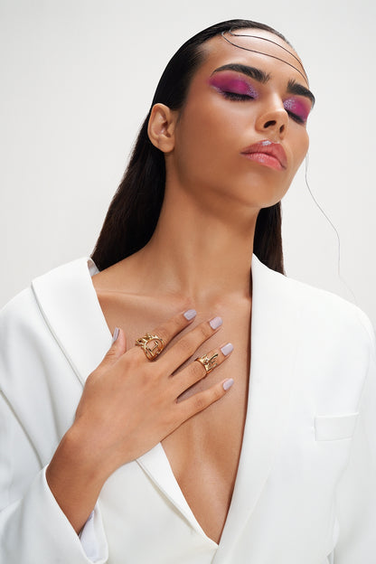 Drip OH Midi Ring 