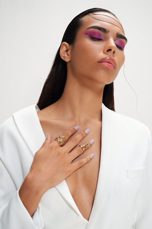 Drip OH Midi Ring 