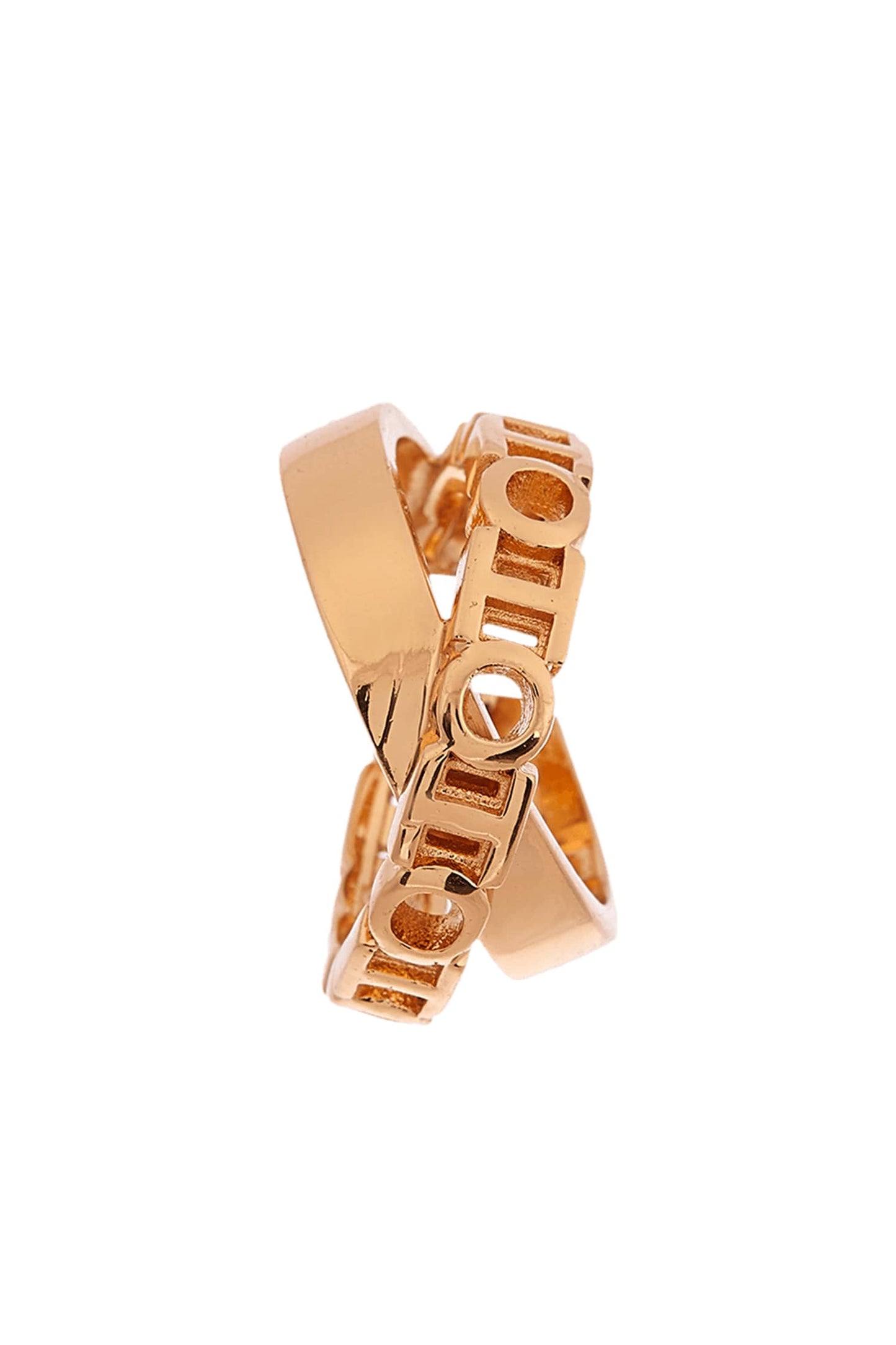 Monogram Archway Double Hoops 
