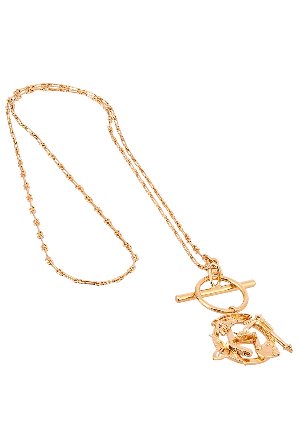Monogram Pendant Necklace 