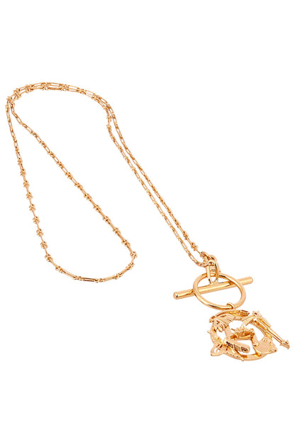 Monogram Pendant Necklace 
