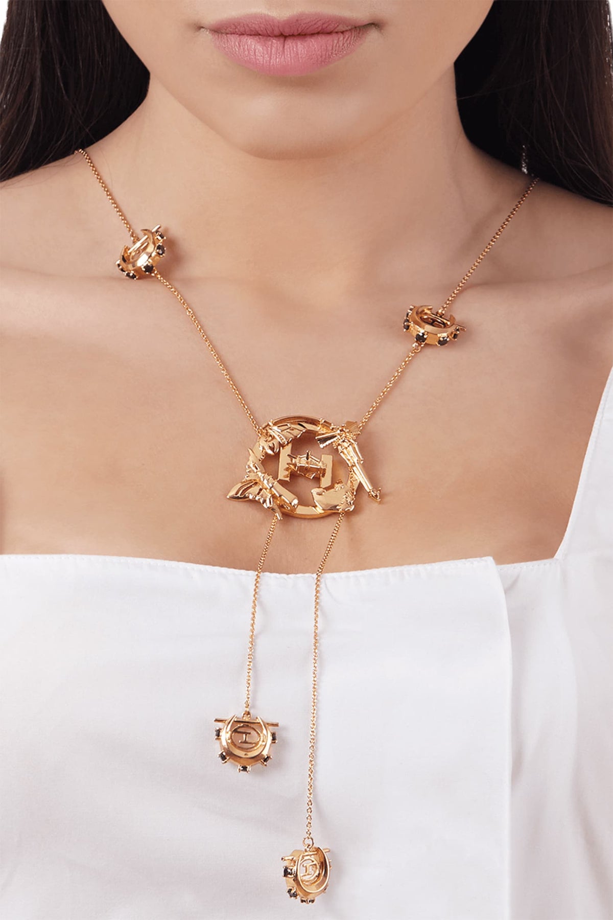  Sautoir Pendant Long Necklace 